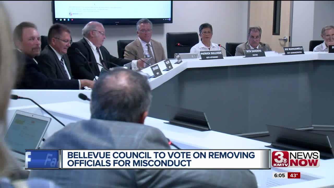 Bellevue Council Vote on Removing Officials for Misconduct