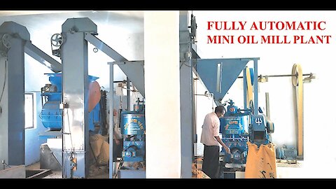 Fully Automatic Mini Oil Mill Plant | Groundnut Oil Mill Plant | OM engineering works| +918866030560