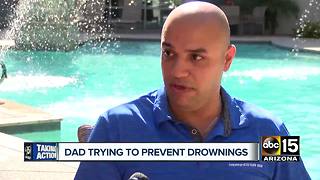 Gilbert man invents device to help prevent child drownings