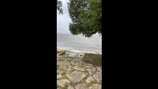 Storm on the Lake Michigan