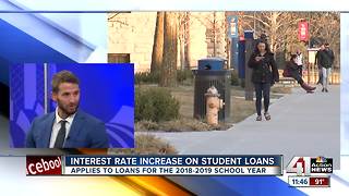 Interest rate increase on student loans