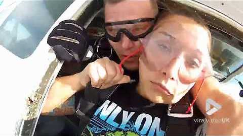 False Tooth Decides To Break Free From Girl’s Mouth Mid-Skydiving