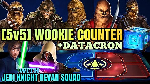 [5v5] WOOKIE COUNTER w/JKR, JKLS SQUAD - SWGOH/GAC