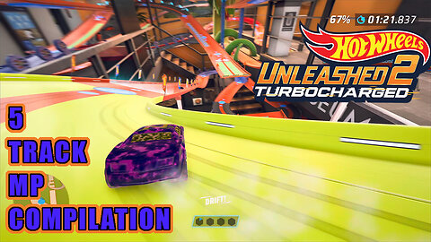 PS5 | Hot Wheels Unleashed 2: Turbocharged – 5 Track Compilation – Bully Goat 2022 HW Art Cars, Rare
