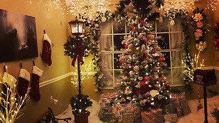 This Family Created A Christmas Wonderland Inside Their Home