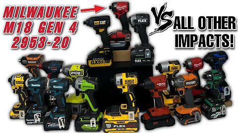 Milwaukee M18 GEN 4 Takes On All Popular Impact Drivers! 😮🔥