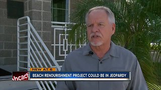 Pinellas Co. beach re-nourishment project in jeopardy