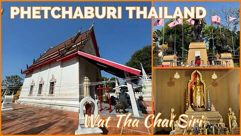 700 Year Old Temple Wat Tha Chai Siri - Phetchaburi Thailand