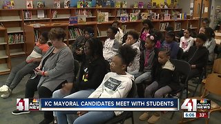 Students ask KC mayor candidates tough questions