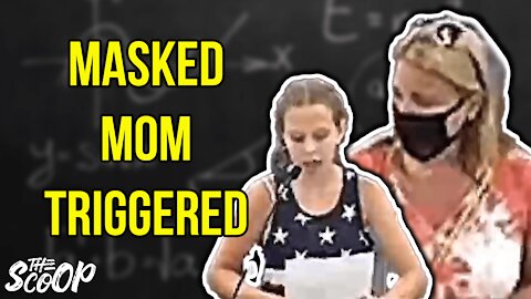Masked Parent Gets Triggered By 9-Year-Old's Board Speech On BLM