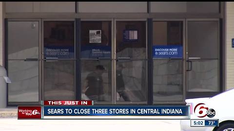 Sears to close three Indiana locations including Castleton Square Mall