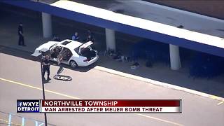 Shopping complex in Northville Township evacuated due to bomb threat