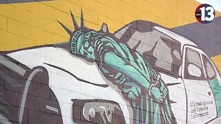 Web Extra: Izaac Zevalking (Recycled Propaganda) discusses downtown Las Vegas mural