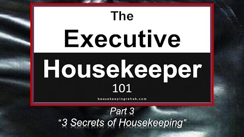 Housekeeping Training - 3 Mysterious Secrets - Part 3 "Nothing Can Be Crooked"