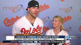 Orioles first baseman Chris Davis hosts Second Annual Crush's For Hearts event