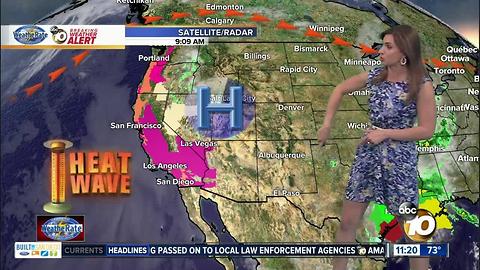 10News Pinpoint Weather with Meteorologist Megan Parry