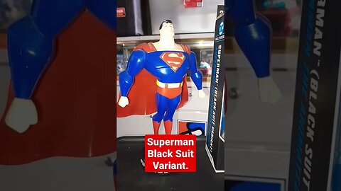 Superman black suit Variant #toycollecting #PlungeCast #podcast #animated #superman #actionfigures