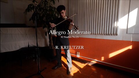 Kreutzer #25 Allegro moderato