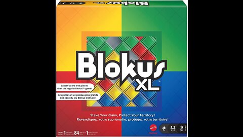 Blokus XL Family Board Game with Blocking Strategy | Family or Adult Game Night | Ages 7 Yrs & Old