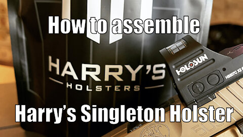 Harry's IWB Singleton Holster Install