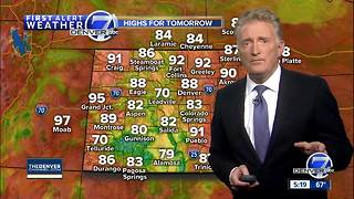 Tuesday evening forecast