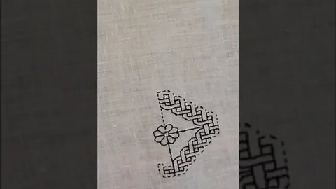 Holbein Stitch Step by Step Embroidery of 16th Century Pattern