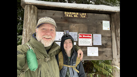 Boardman Lake Hike - Granite Falls, WA. 1/30/21