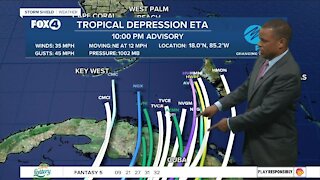 Tropical Depression ETA Update 11/6/20 10 PM
