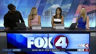 Shawn Wayans in SWFL chats at anchor desk