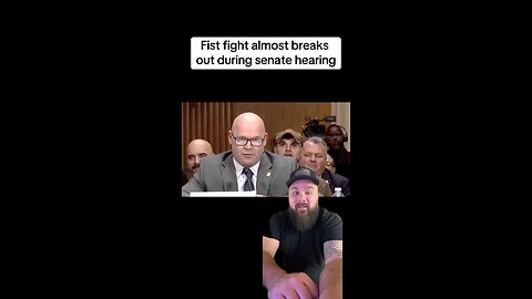 Fists almost fly on the senate floor after MarkWayne Mullin calls out witness to stand up!