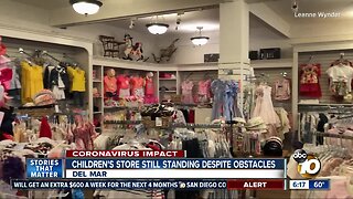 Del Mar children's store stays open amid obstacles