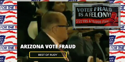 RUDY GIULIANI CALLS OUT COMMIES! AZ HEARING ON DNC/CHINA ELECTION STEALING-BEST OF HIGHLIGHTS