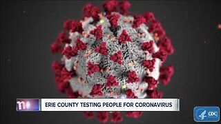 Erie County Department of Health testing people for COVID-19