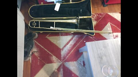 B flat on Trombone and recorder