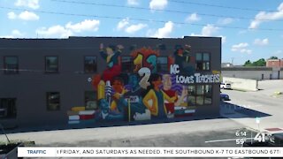 Mural in midtown honors teachers