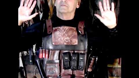 PT 1 LEATHER BULLET PROOF VEST/ PLATE CARRIER,HAND CRAFTED ,2024 PREPPING, LEATHER,BEST,HOW TO, ONLINE COURSE,EASY,INTERMEDIATE,SHOULDER RIG, MAKE YOUR OWN PLATE CARRIER/ BULLET PROOF VEST