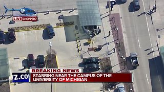 Stabbing near the campus of the University of Michigan