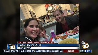 Pregnant mom beats coronavirus and reunites with family