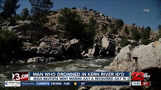 The Kern County Sheriff's Office updates the status of Kern River recovery operations