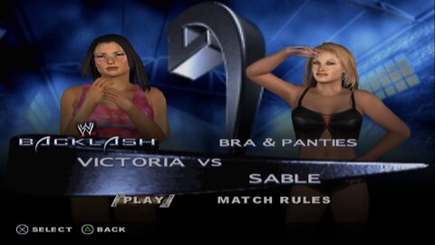 WWE SmackDown vs. Raw Victoria vs Sable