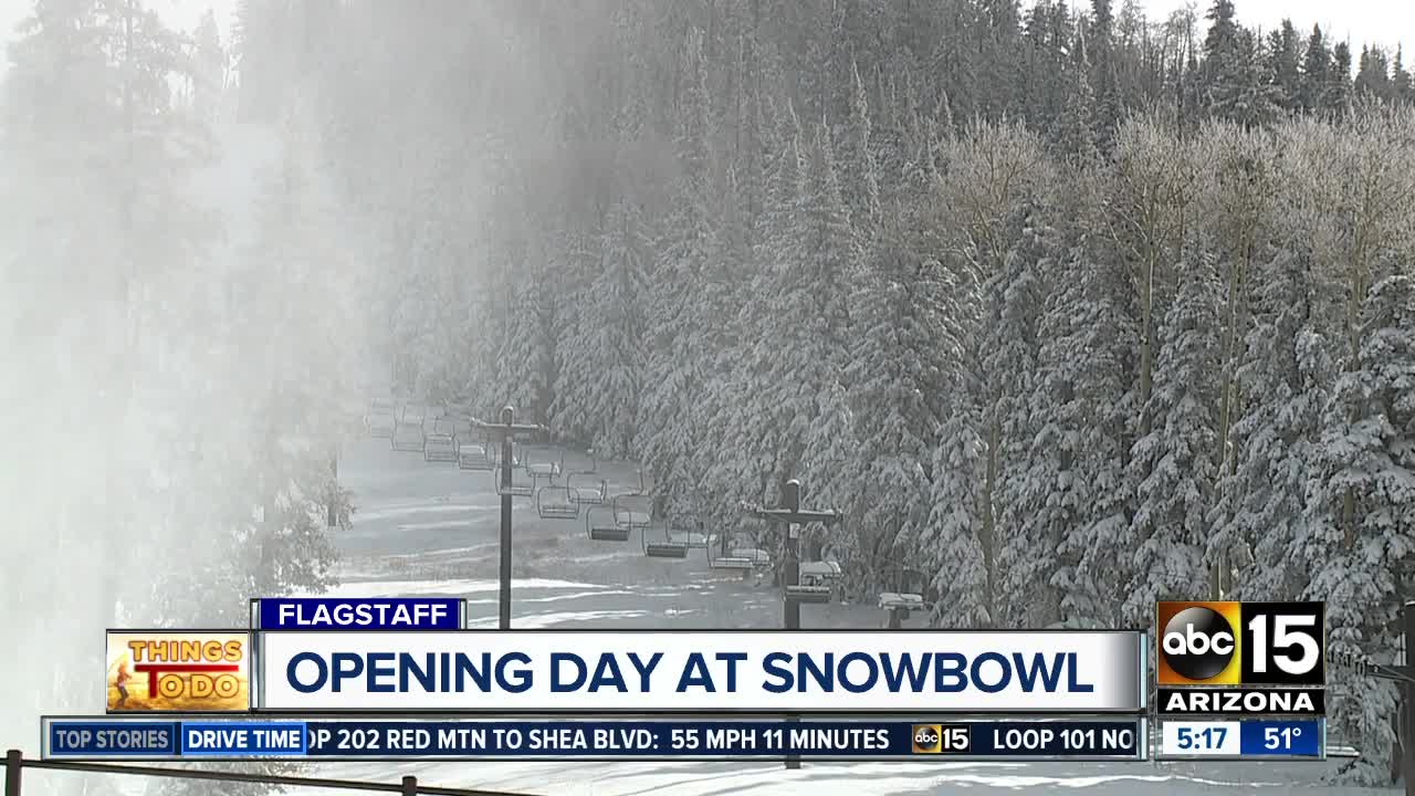 Opening day at Snowbowl!