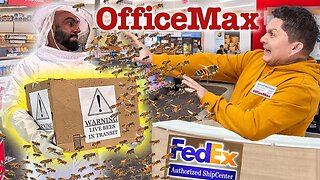 Beekeeper Tries to Mail Live Bees Prank!