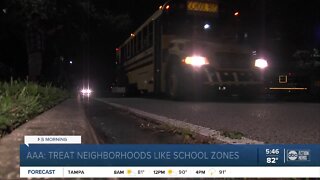 AAA: Treat neighborhoods like school zones