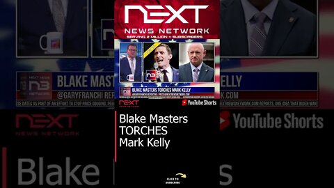 Blake Masters TORCHES Mark Kelly #shorts