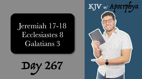 Day 267 - Bible in One Year KJV [2022]