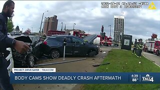 Body cam shows deadly crash aftermath