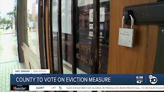 San Diego County to vote on eviction measure