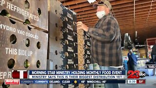 Morning Star Ministry holds monthly food distribution event