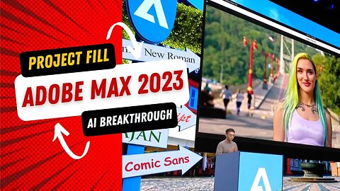 Project Fill AI - Adobe MAX 2023 Highlights