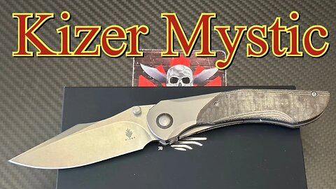 Kizer Mystic Munko design CPM-Rex45 blade !!
